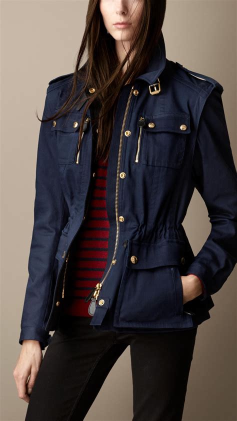 burberry jacke blau|burberry jackets for women.